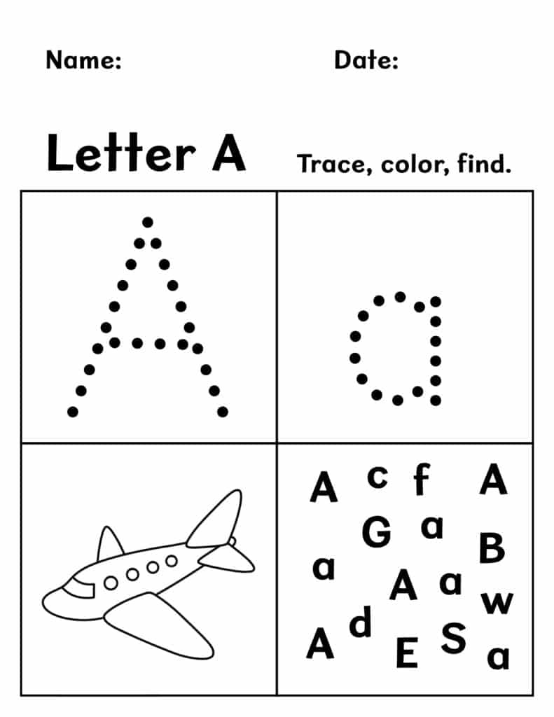 Free Printable Preschool Worksheets! ⋆ The Hollydog Blog inside Free Printable Vpk Worksheets