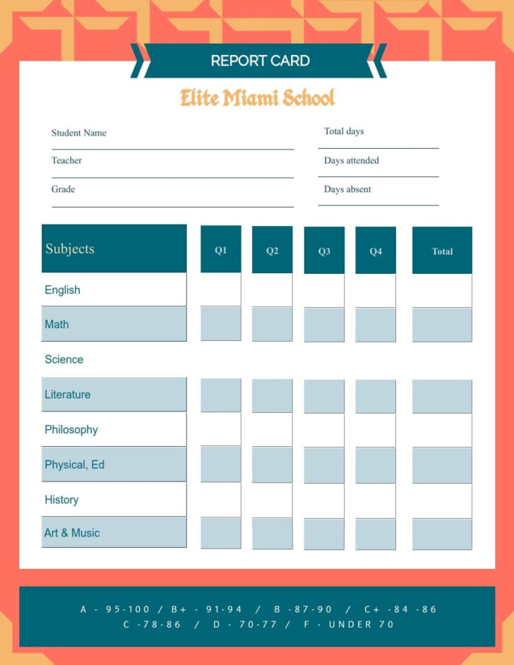 Free Printable Student Information Cards