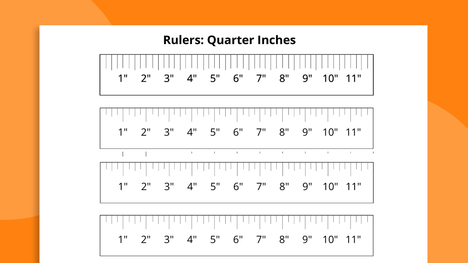 Free Printable Ruler Bundle throughout Free Printable Ruler
