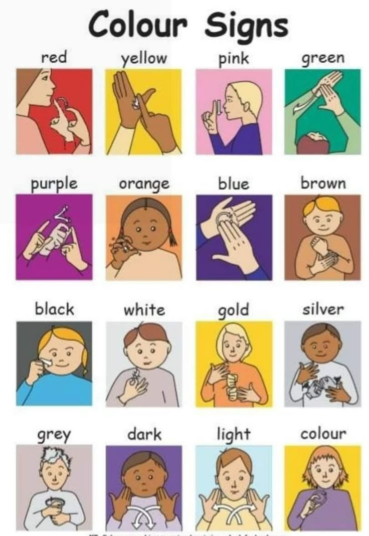 Free Printable Sign Language Words - Printable Party Favors in Free Printable Sign Language Phrases