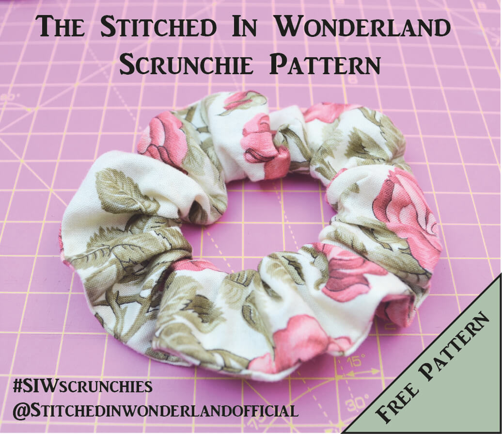 Free Scrunchie Sewing Patternstitched In Wonderland in Free Printable Scrunchie Pattern