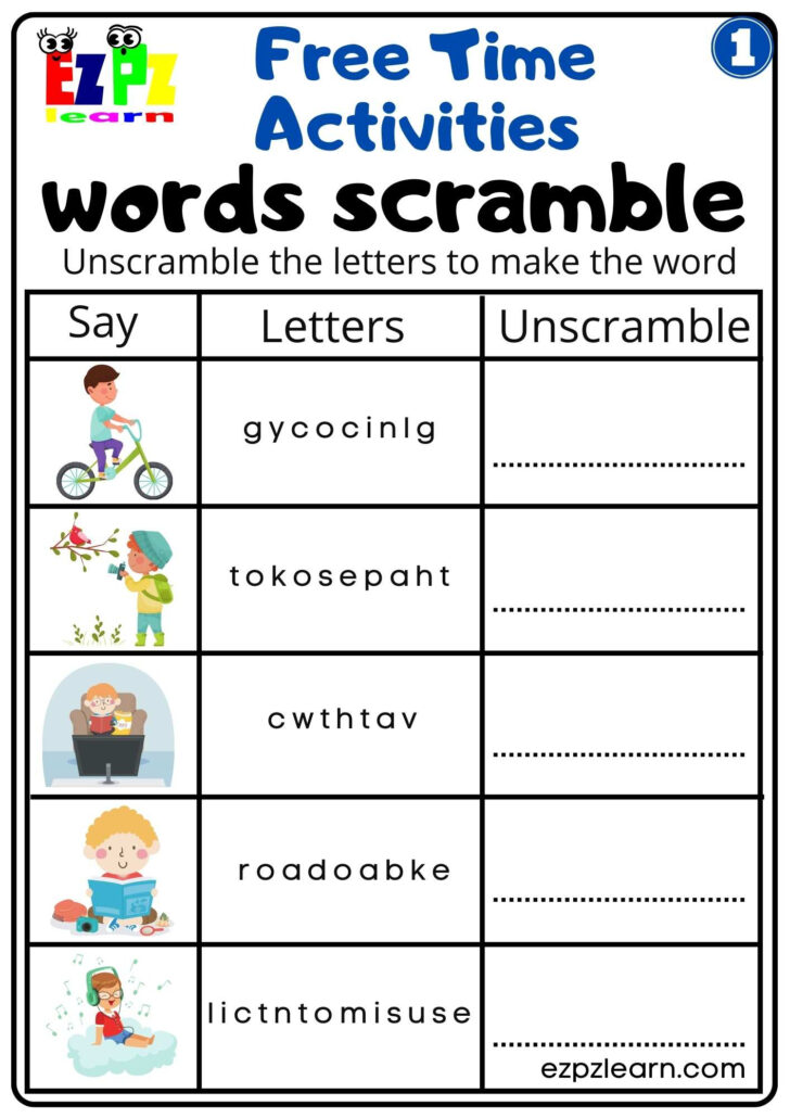 Free Printable Esl Games