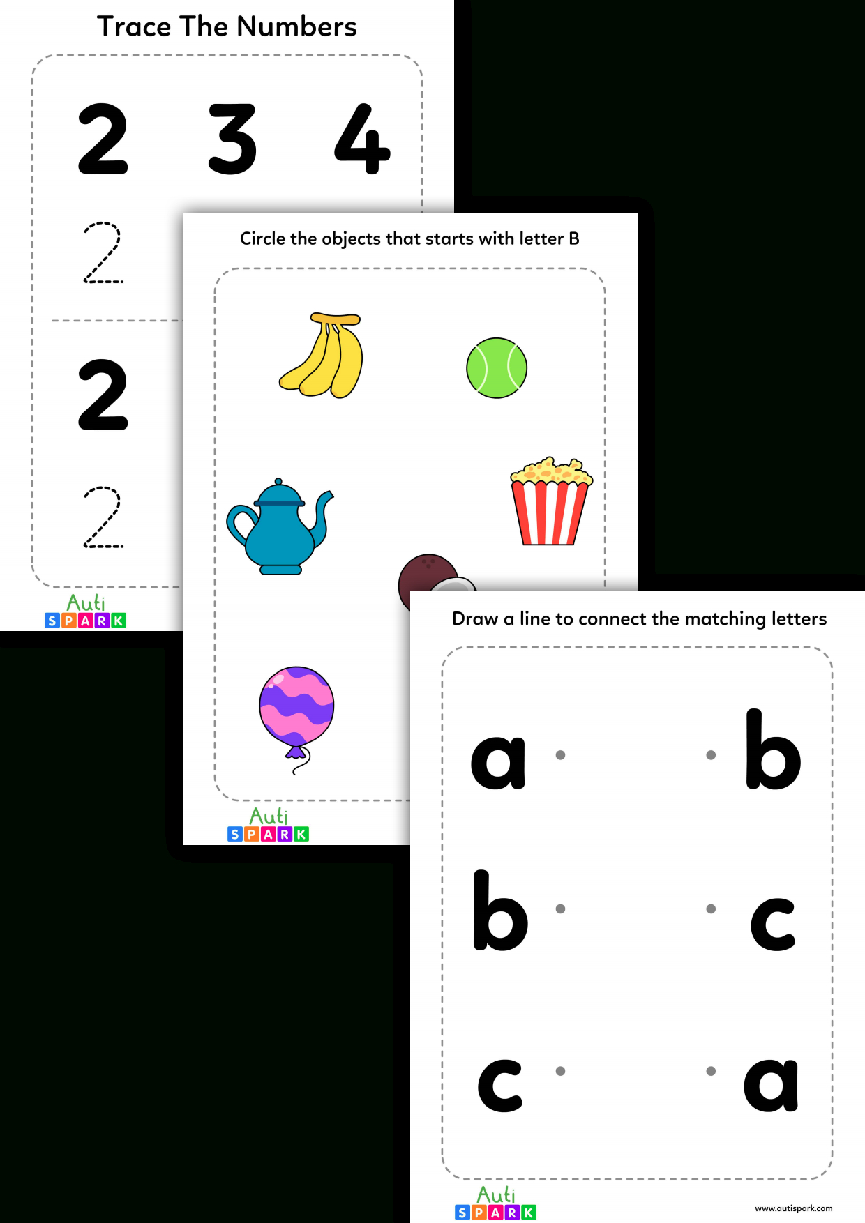 Free Workbook For Kids With Autism - Autispark - Autispark regarding Free Printable Autism Worksheets