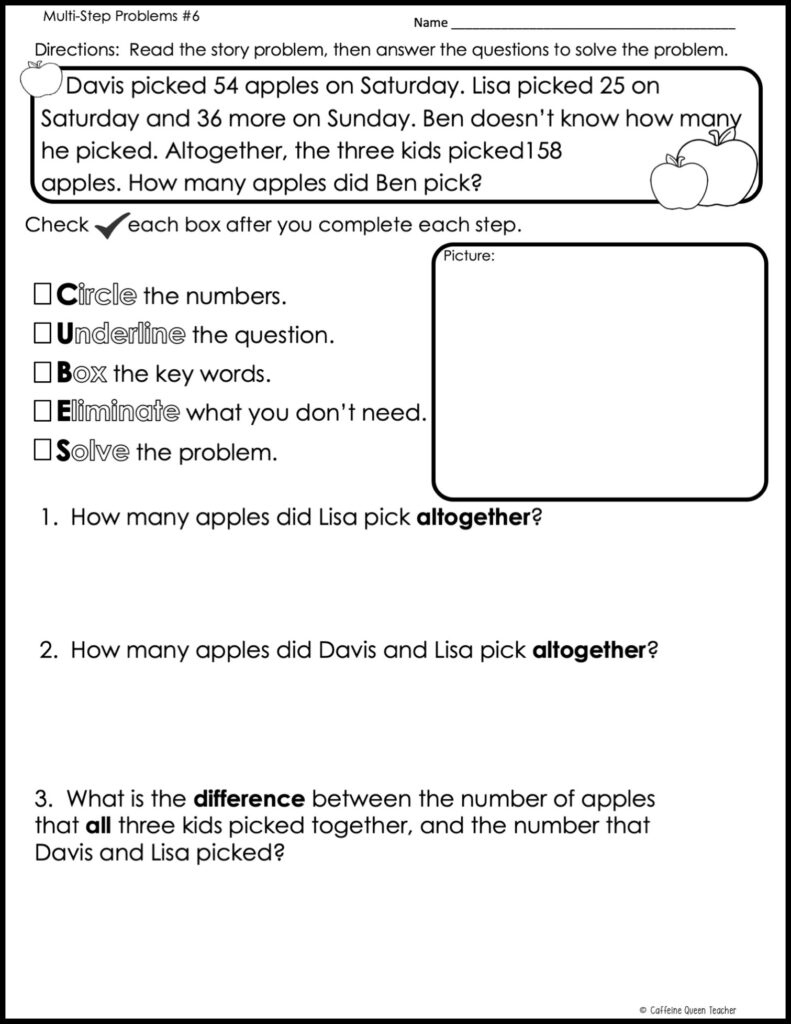 Free Worksheet - Addition And Subtraction Word Problems Strategy within Free Printable Problem Solving Worksheets For Adults