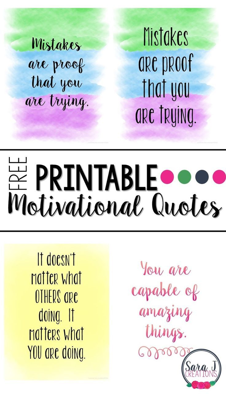 Get Motivated + Free Printable Quotes with regard to Free Printable Positive Quotes