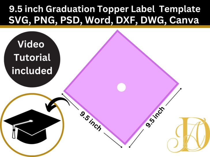Printable Graduation Cap Pattern
