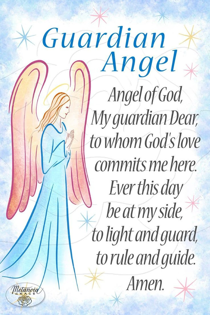 Guardian Angel Prayer, Printable Guardian Angel Card, Angel Of God inside Guardian Angel Prayer Free Printable