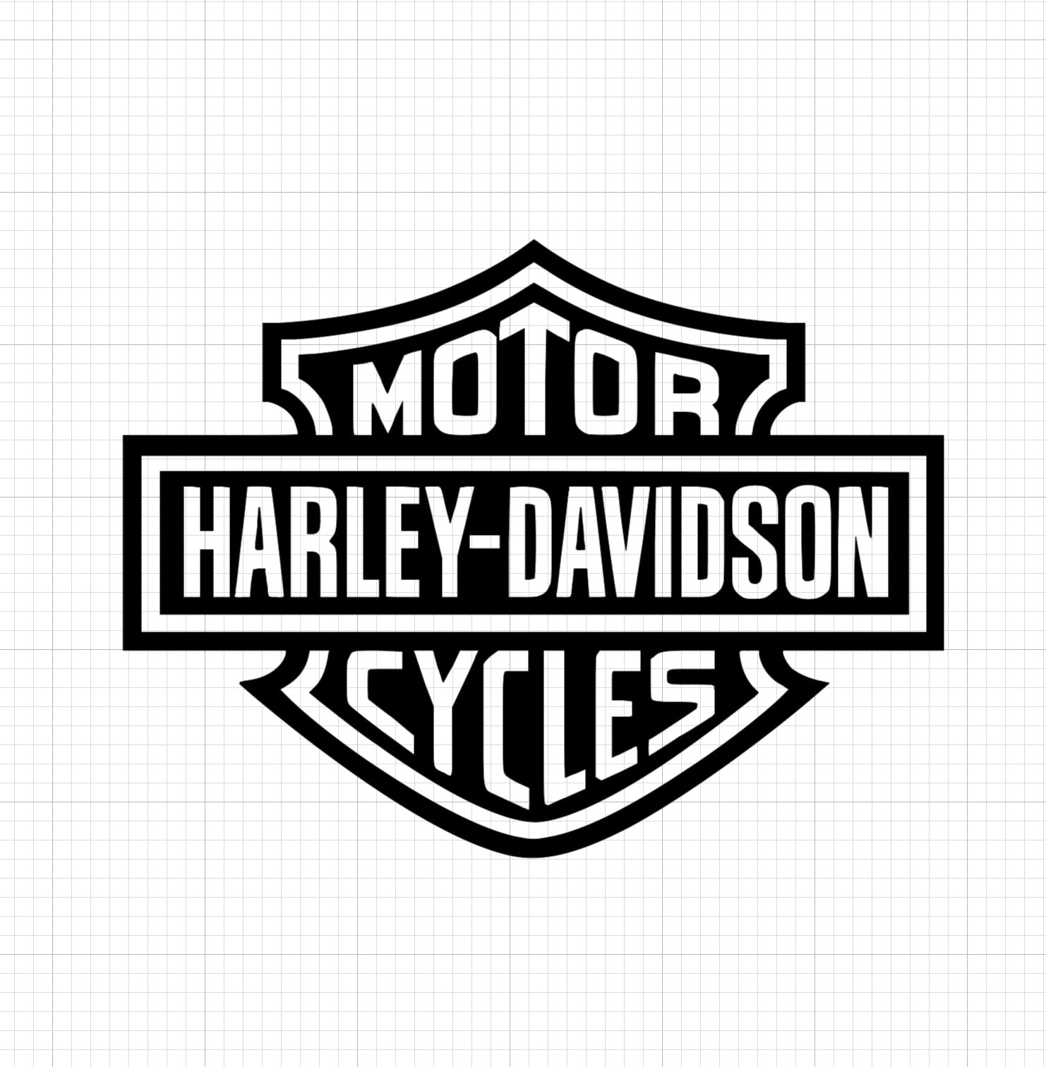 Harley Davidson Logo Stencil (Vinyl) 5X4 In, Stencil Template intended for Printable Harley Davidson Logo Stencil
