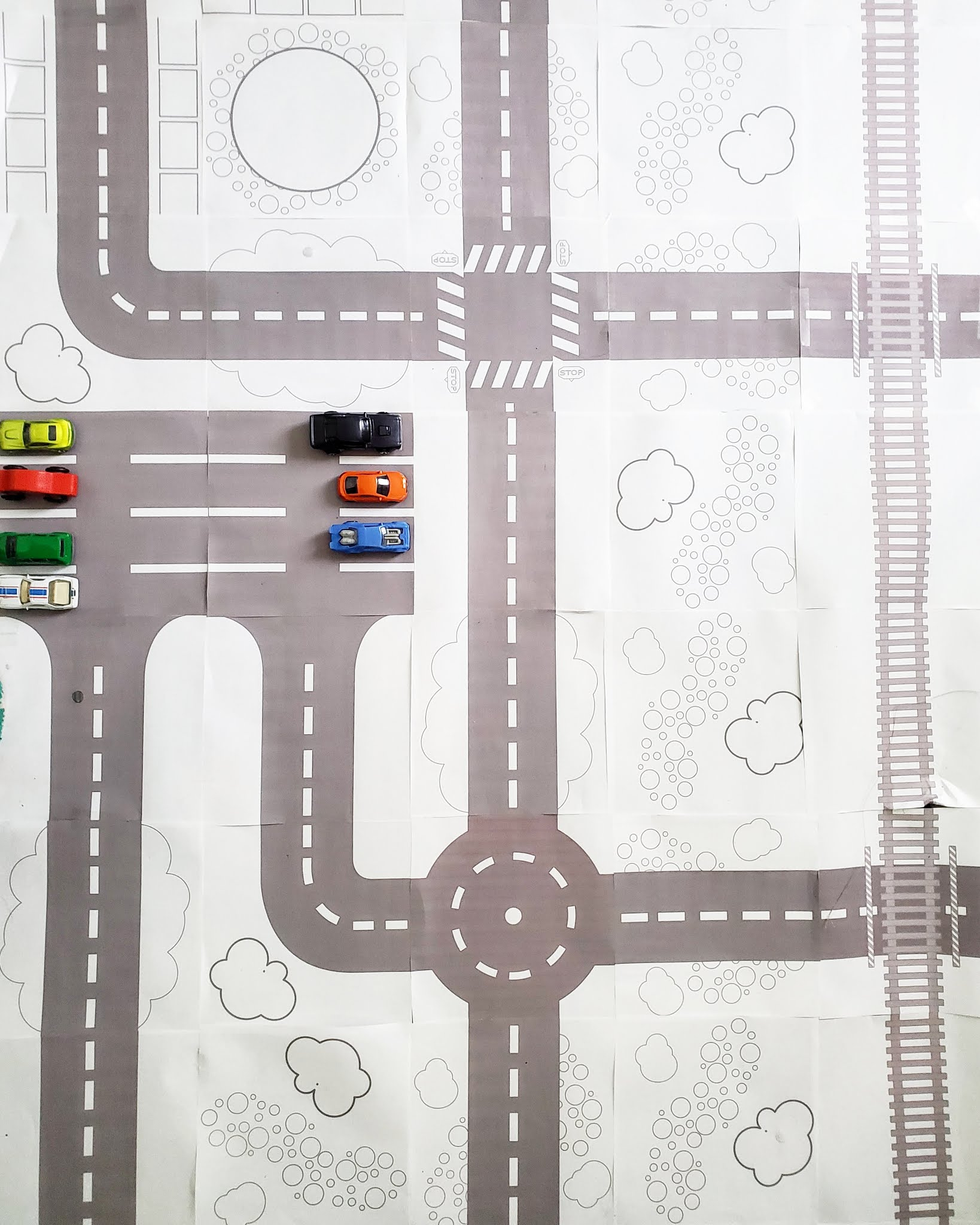 Hello, Wild Things: Play Road Printable with Free Printable Road Maps
