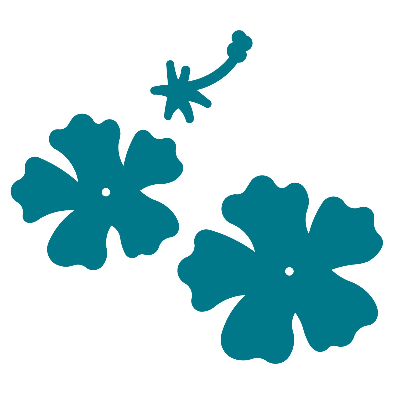 Hibiscus Flower Stencil | Free Stencil Gallery - Worksheets Library for Free Printable Hawaiian Flower Stencil