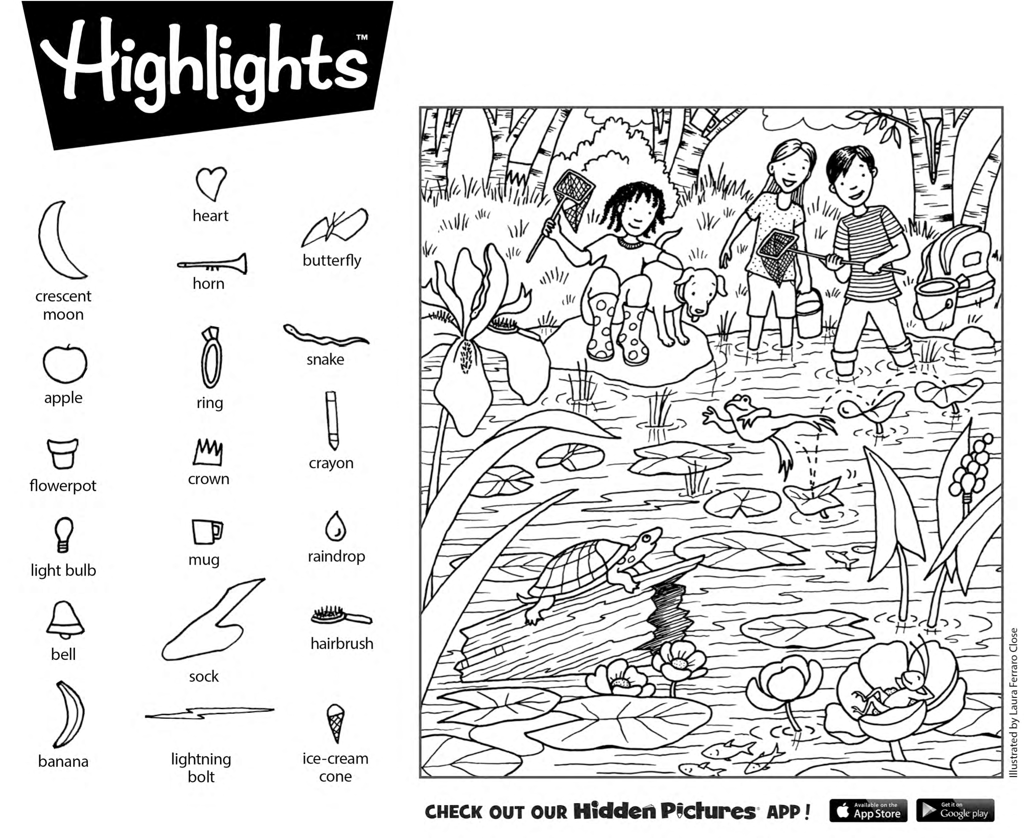 Highlights Hidden Pictures Printable | 123 Worksheets - Worksheets regarding Free Printable Highlights Hidden Picture Puzzles