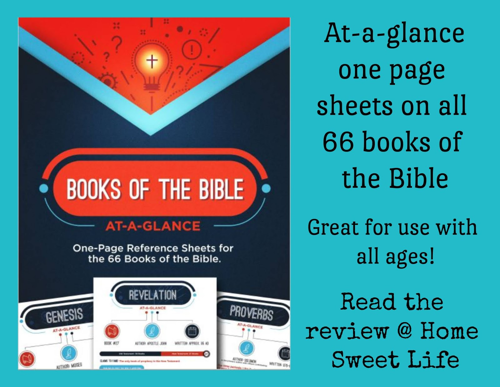 Home Sweet Life: Books Of The Bible At-A-Glance ~ A Crew Review throughout Books of the Bible at a Glance Free Printable