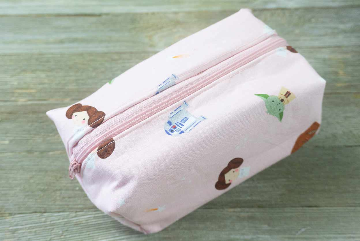 How To Make A Boxy Cosmetic Bag – Beginner Sewing Projects throughout Free Printable Pattern For Non Zipper Cosmetic Bags