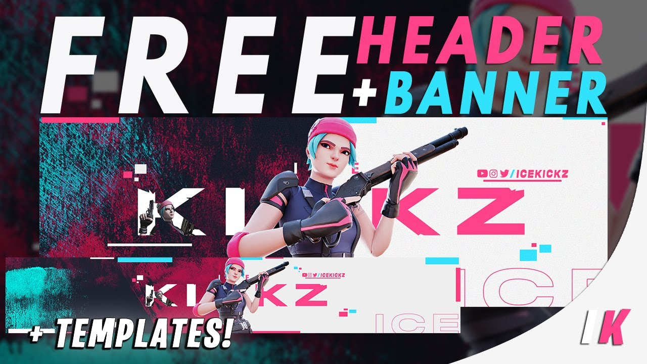 How To Make A Free Fortnite Banner/Header In Pixlr! (Tutorial + Templates) throughout Free Fortnite Banner Template