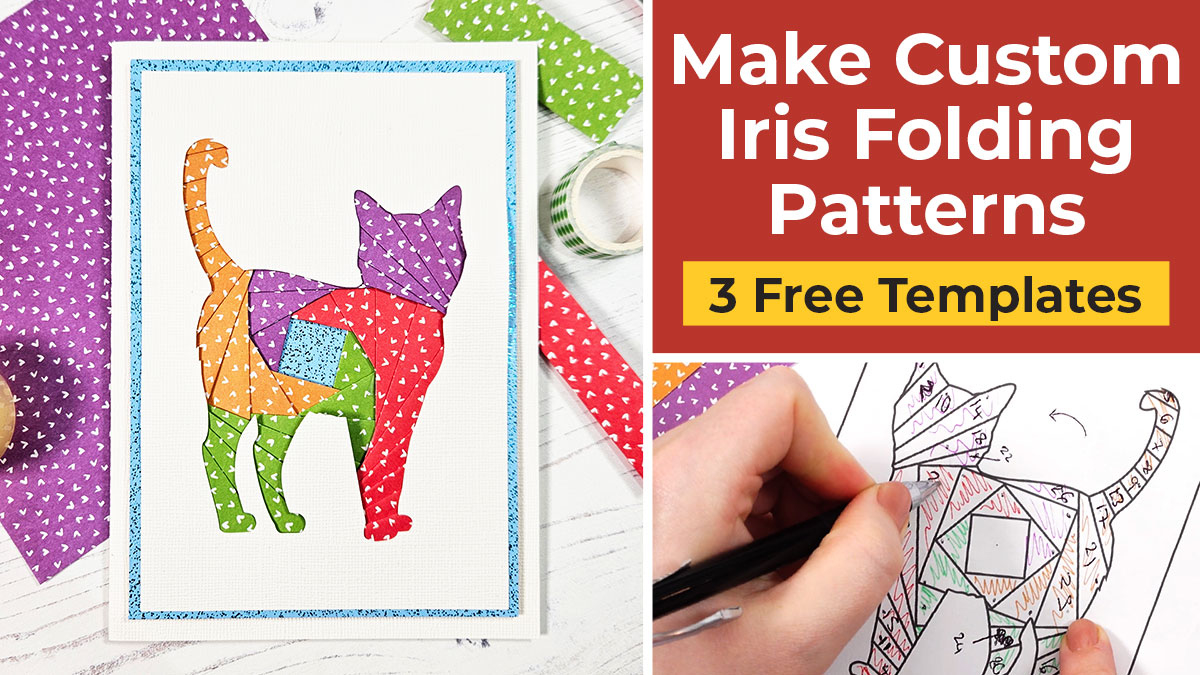 How To Make Custom Iris Folding Patterns + 3 Templates - Craft throughout Free Printable Iris Folding Patterns