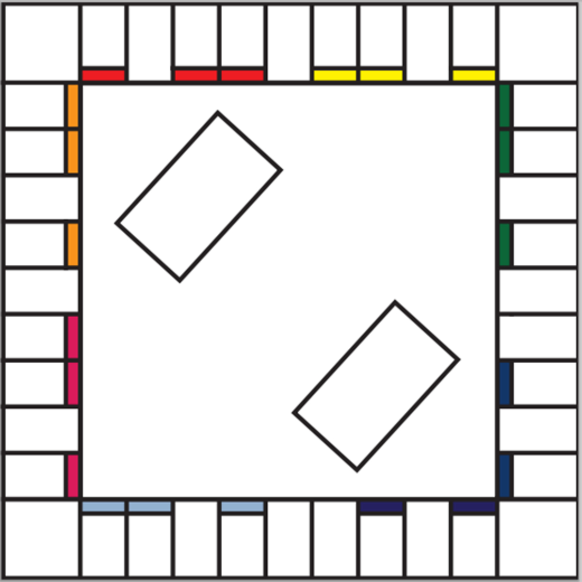 How To Make Your Own Monopoly Game: Board, Money, And Cards - Hubpages intended for Free Printable Blank Monopoly Board