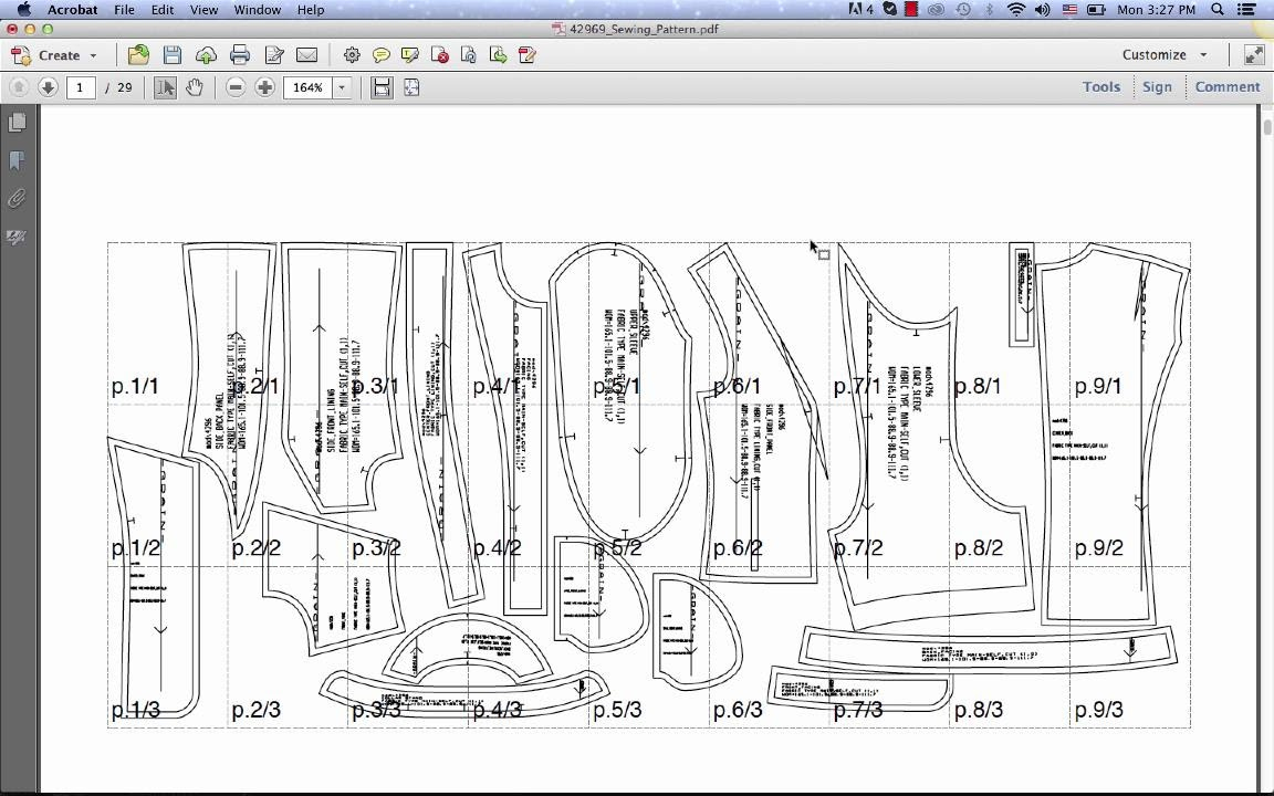 How To Print Pdf Sewing Patterns At Home intended for Printable Dress Form Pattern