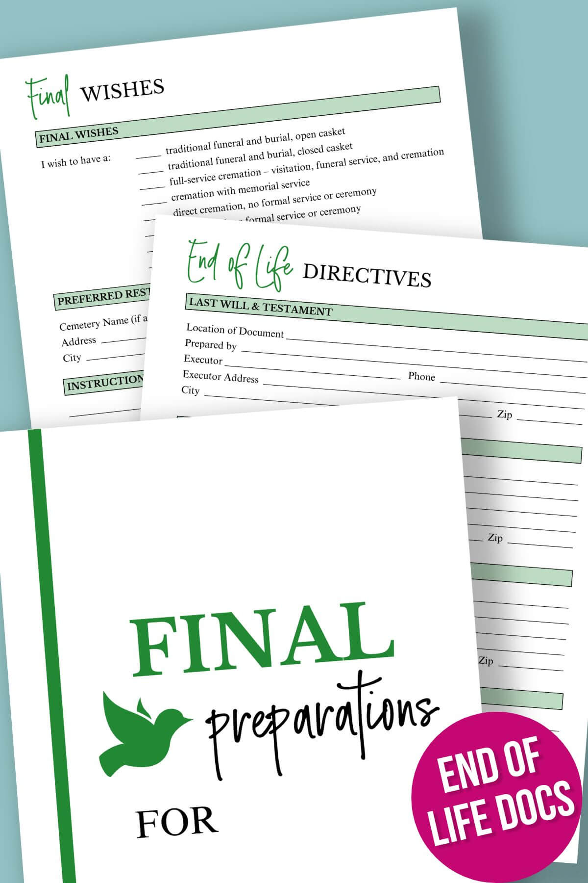 I Made This Emergency Binder After I Almost Died - You Need One Too! throughout In the Event of My Death Free Printables