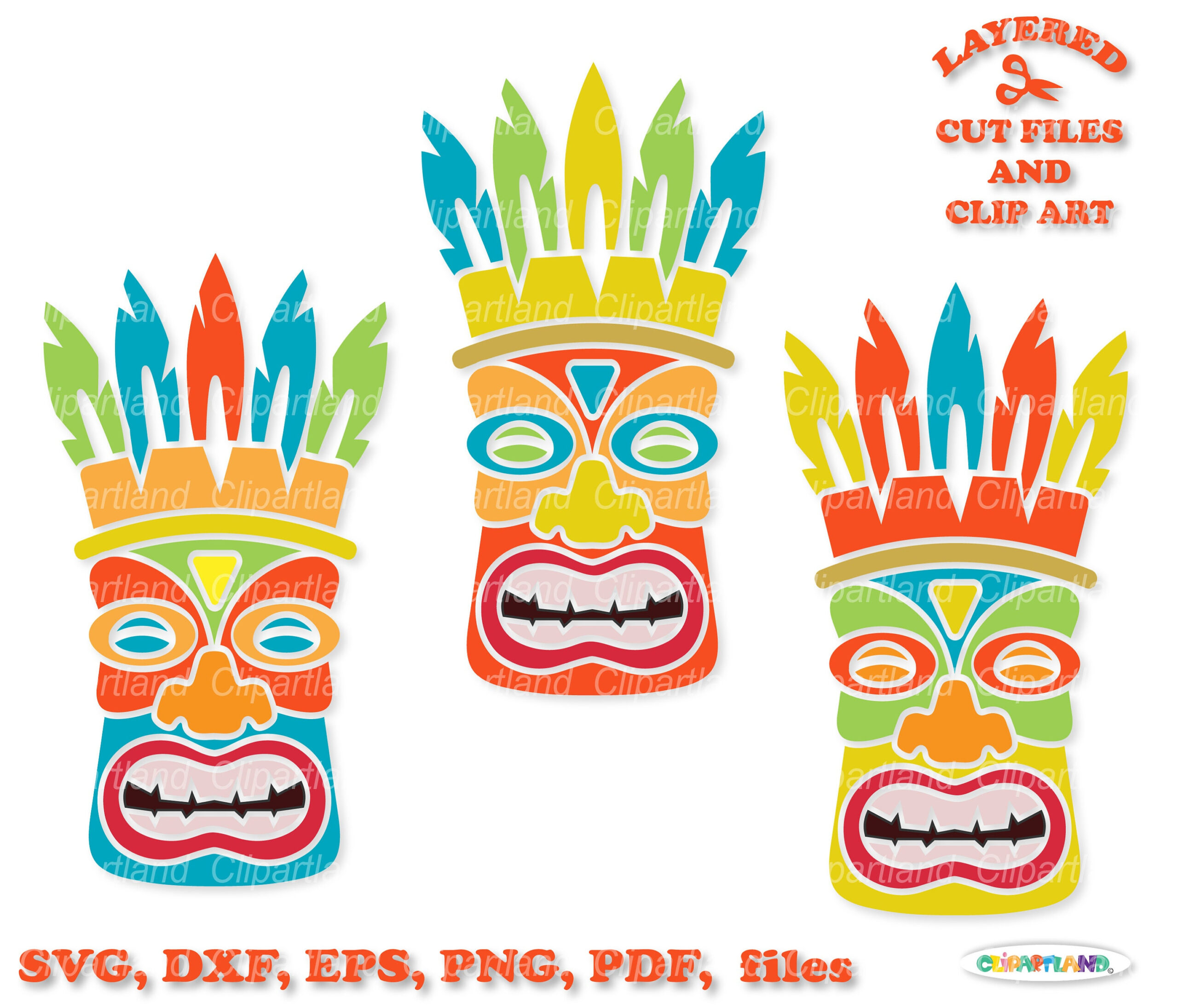 Instant Download. Hawaii Svg. Tiki Mask Svg Cut File. Tiki Clip inside Free Printable Tiki Stencils
