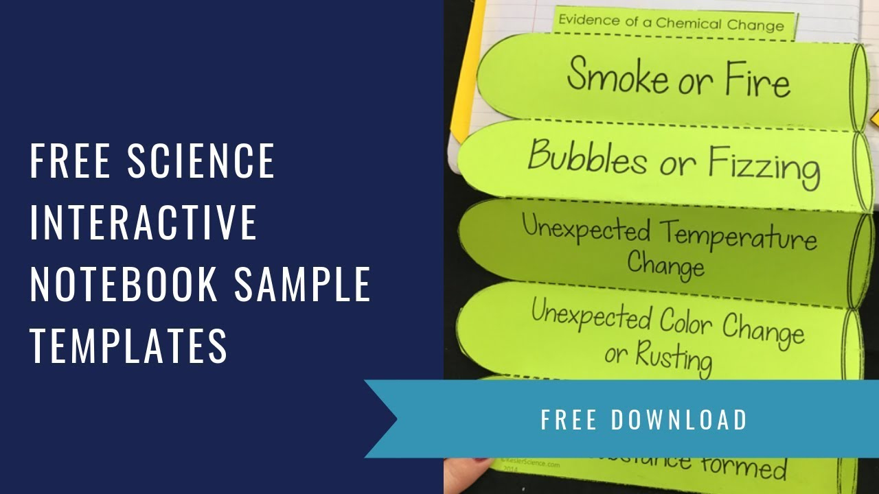 Interactive Science Notebook Free Templates pertaining to Free Interactive Science Notebook Templates