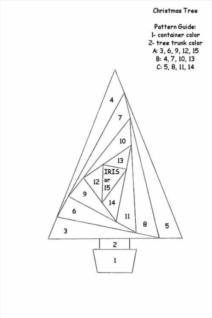 Iris Folding - Exemples Et Modèles Motif Sapin pertaining to Free Printable Iris Folding Patterns