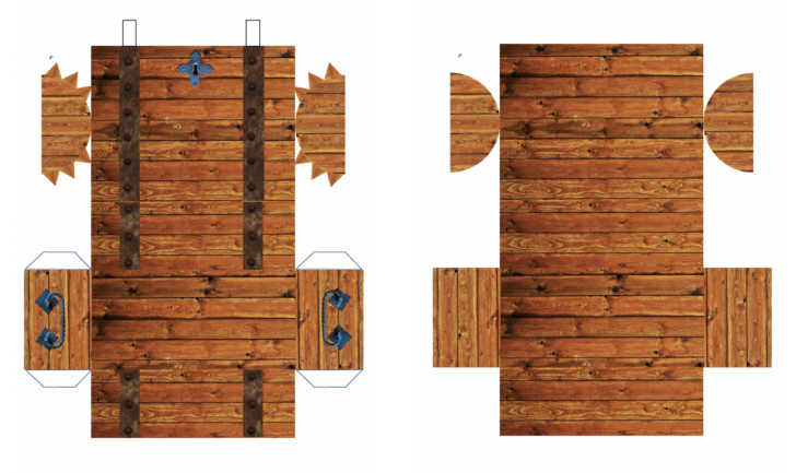 Free Printable Treasure Chest Box Template