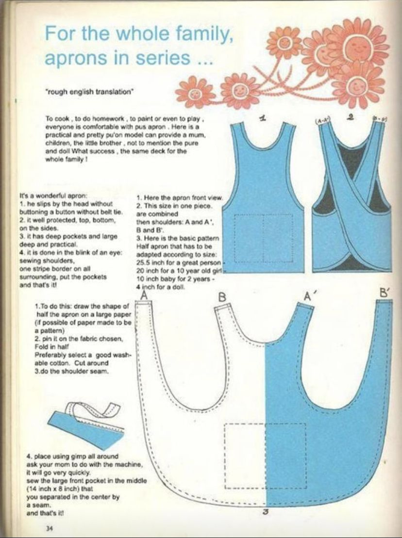 Japanese Apron Tutorial With Free Pdf Pattern inside Free Printable Crossover Apron Pattern
