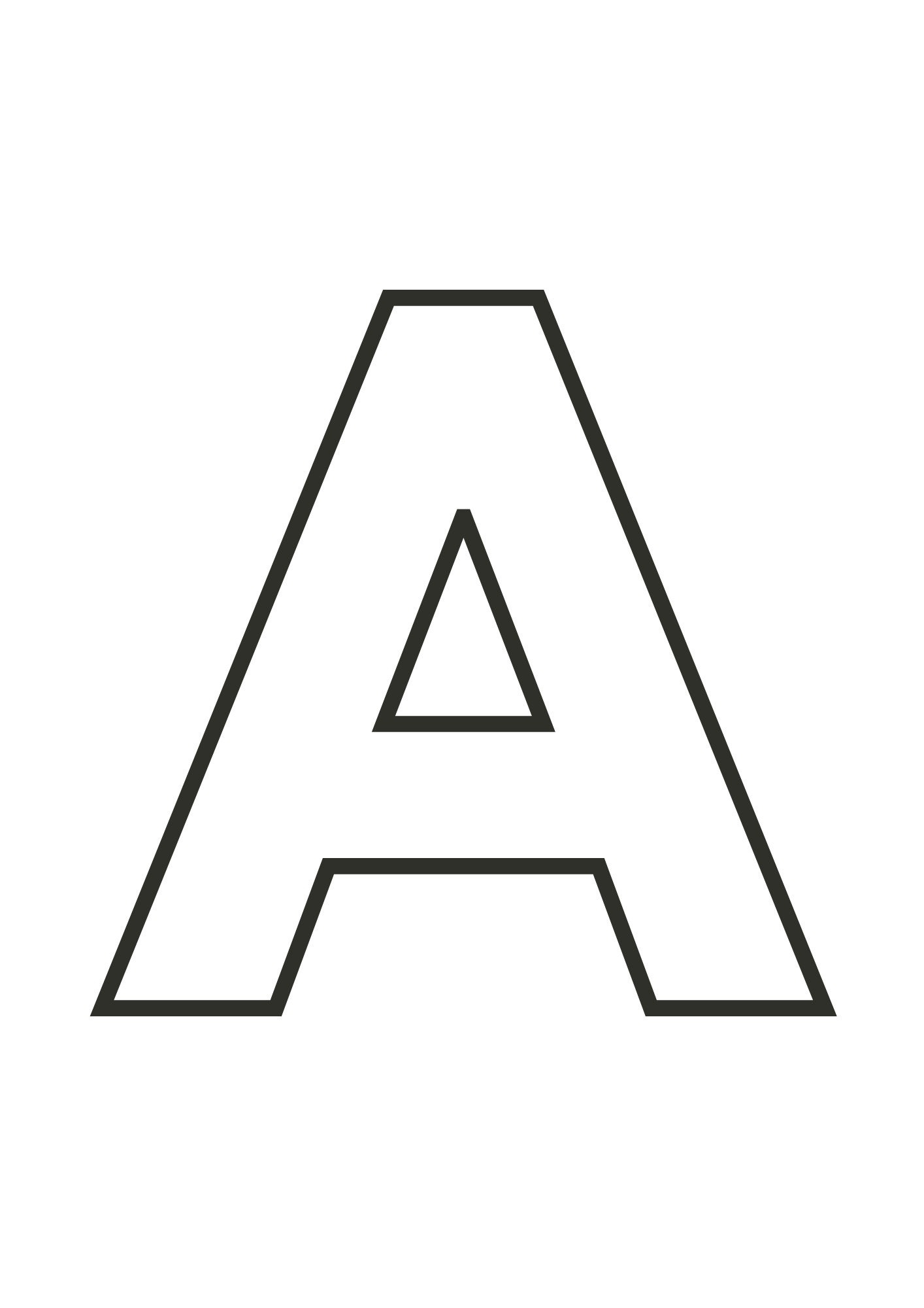 Large Printable Alphabet Letters For Classroom 8 Inch Big Number inside Printable 10 Inch Letter Stencils