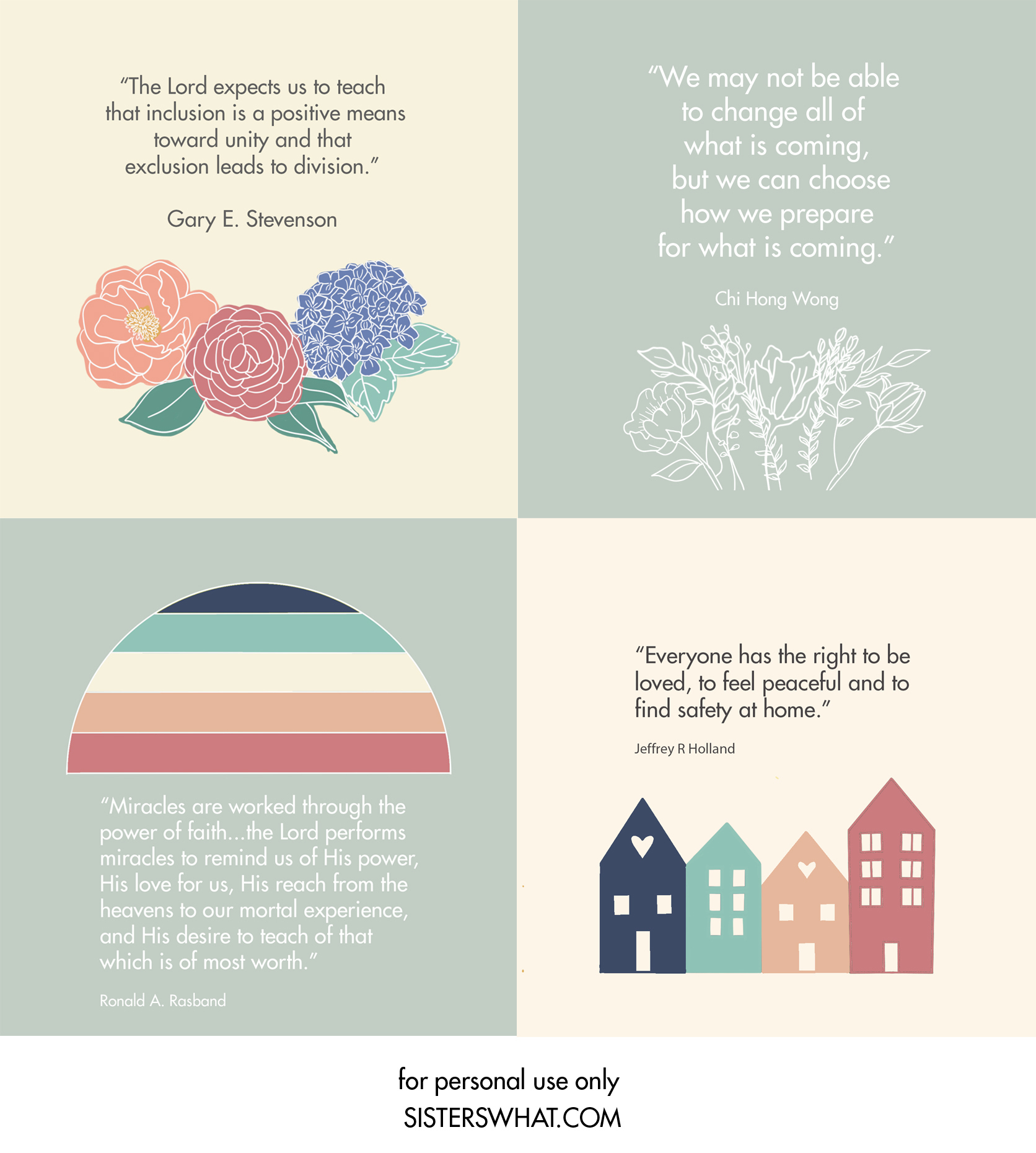 Lds General Conference April 2021 Printable Inspiring Quotes within Free Printable Lds Quotes