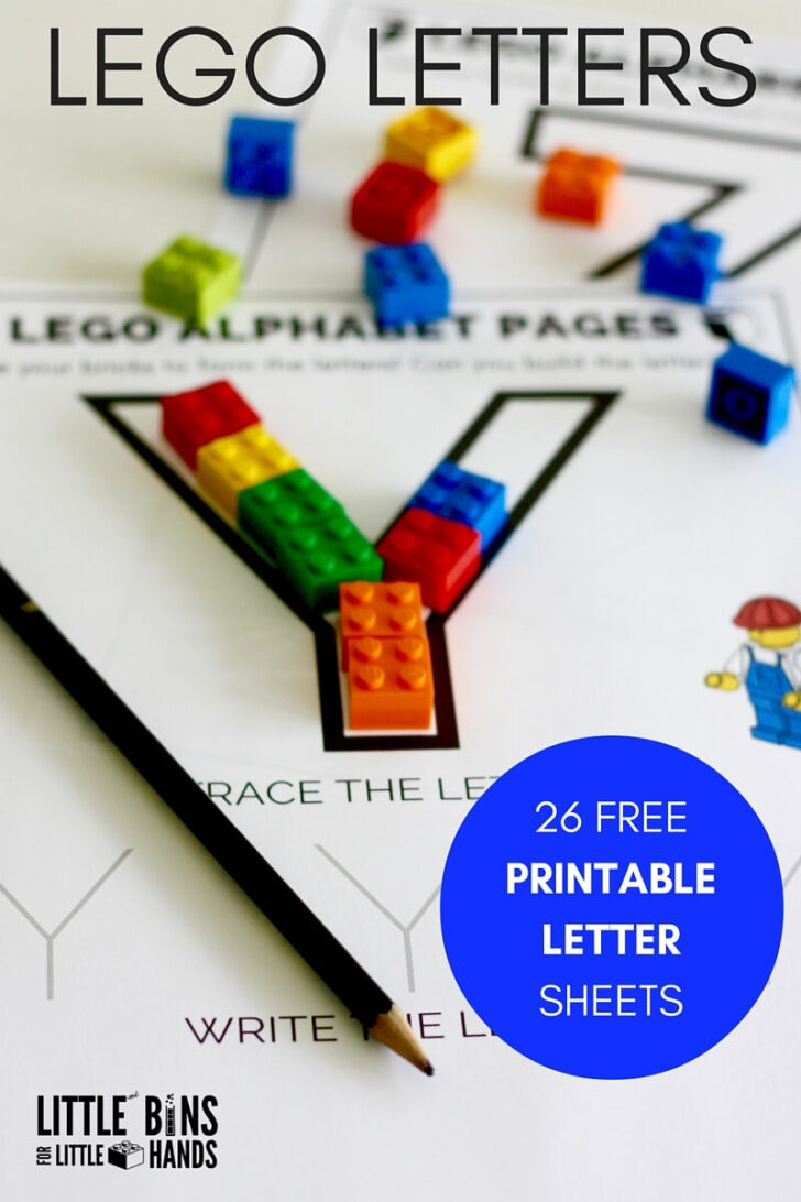 Free Lego Letter Printables