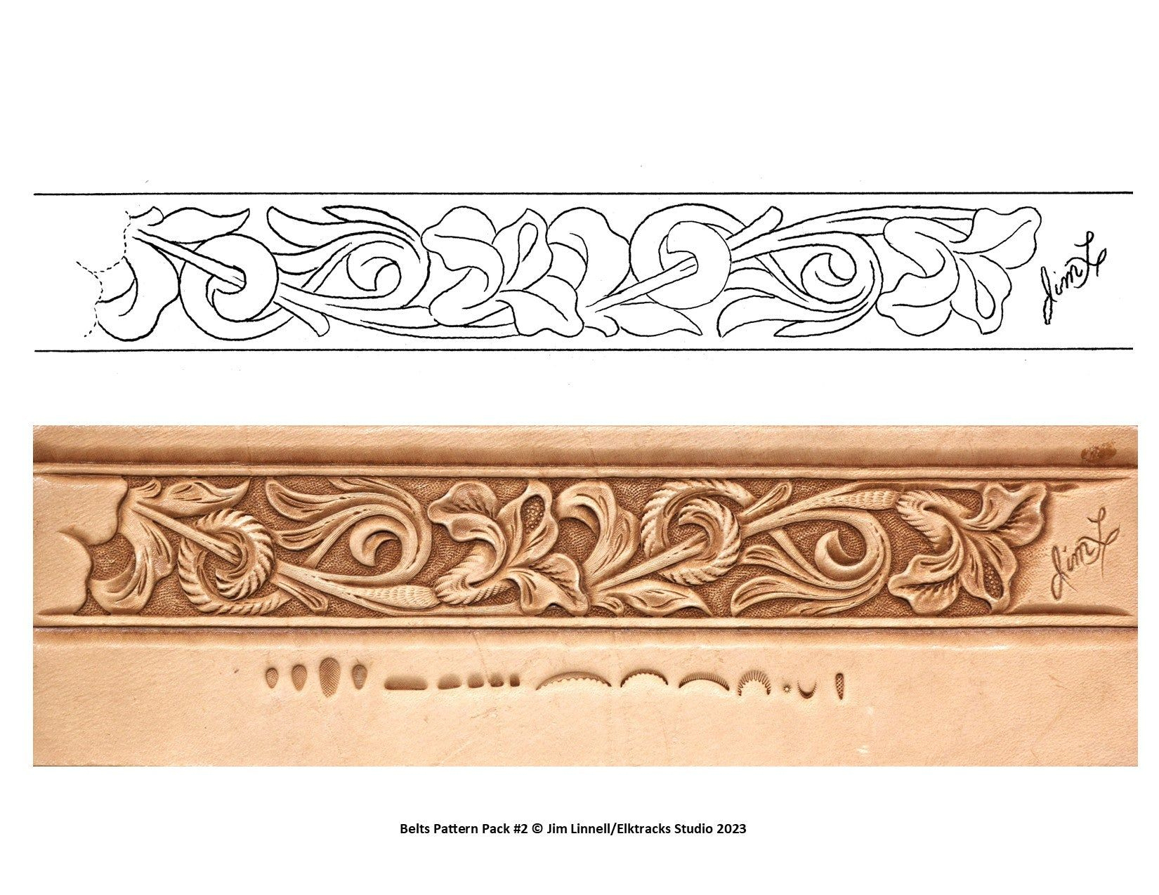 Leather Tooling Belt Patterns - Shop On Pinterest inside Downloadable Printable Leather Tooling Patterns