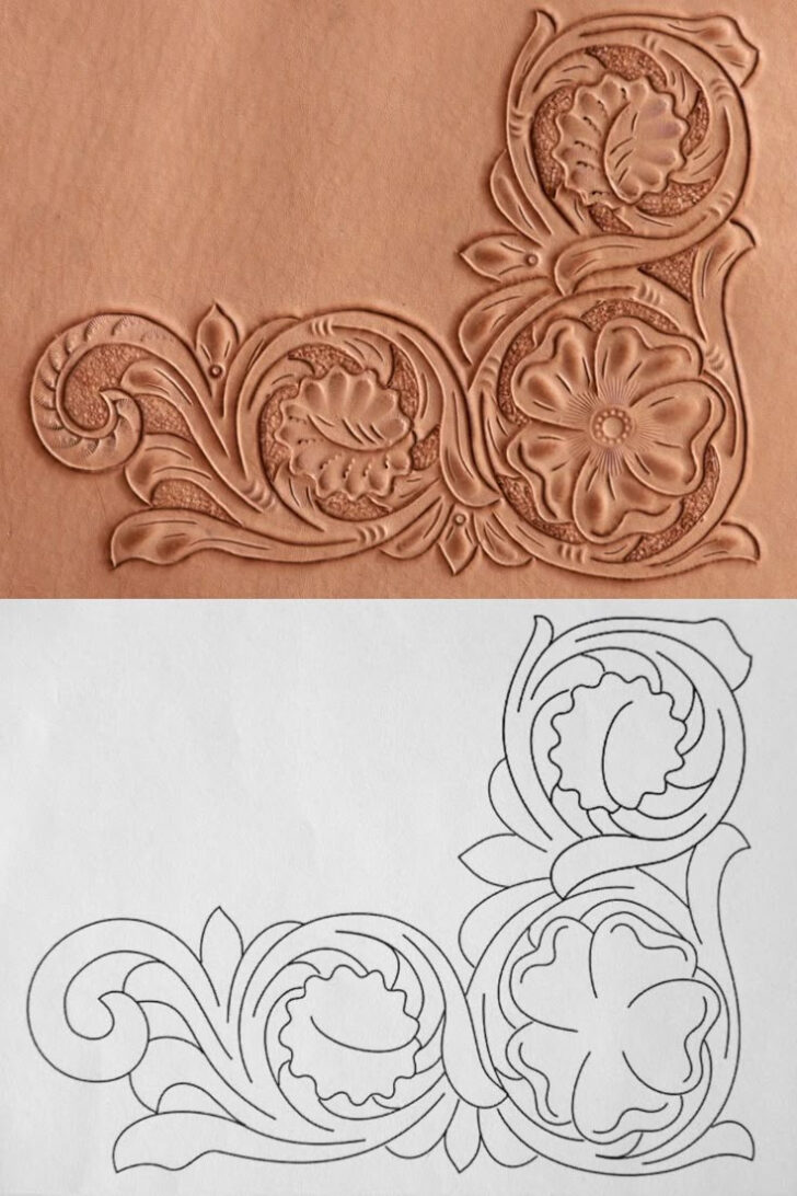 Downloadable Printable Leather Tooling Patterns