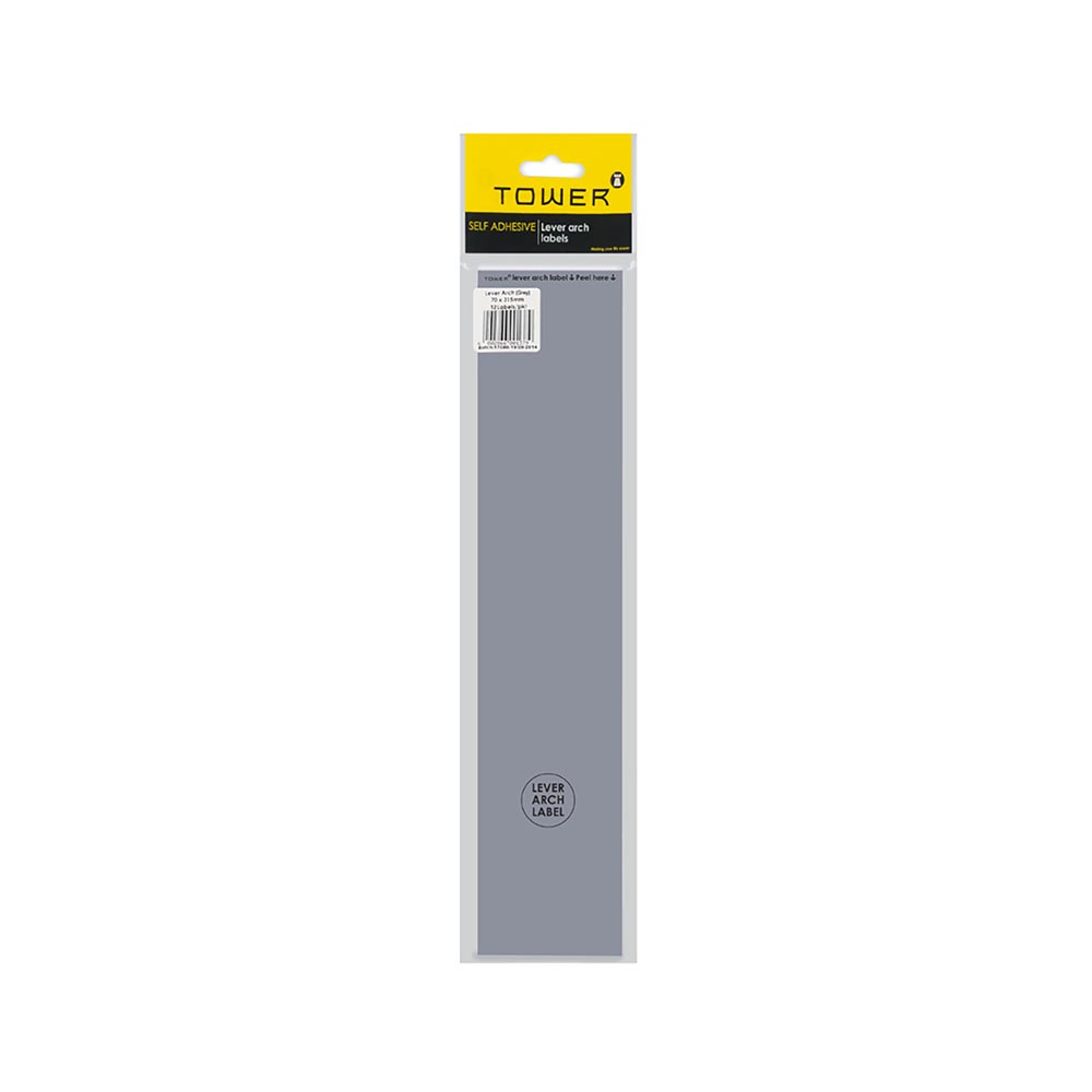 Lever Arch Labels - Regular - Tower South Africa in Lever Arch File Label Template Free Download