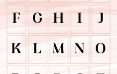 Light Pink A To Z Reading Challenge Template throughout Reading A to Z Free Printable Books