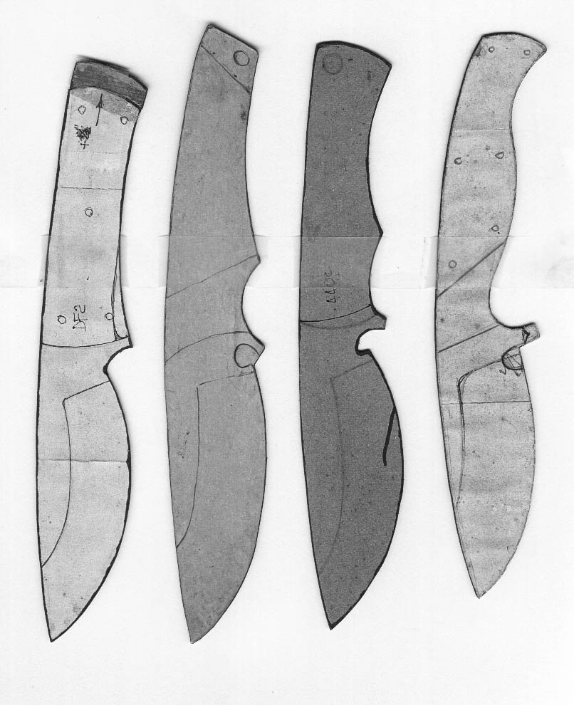 Lloyd Harding&amp;#039;S Knife Templates intended for Knife Pattern Printable Templates