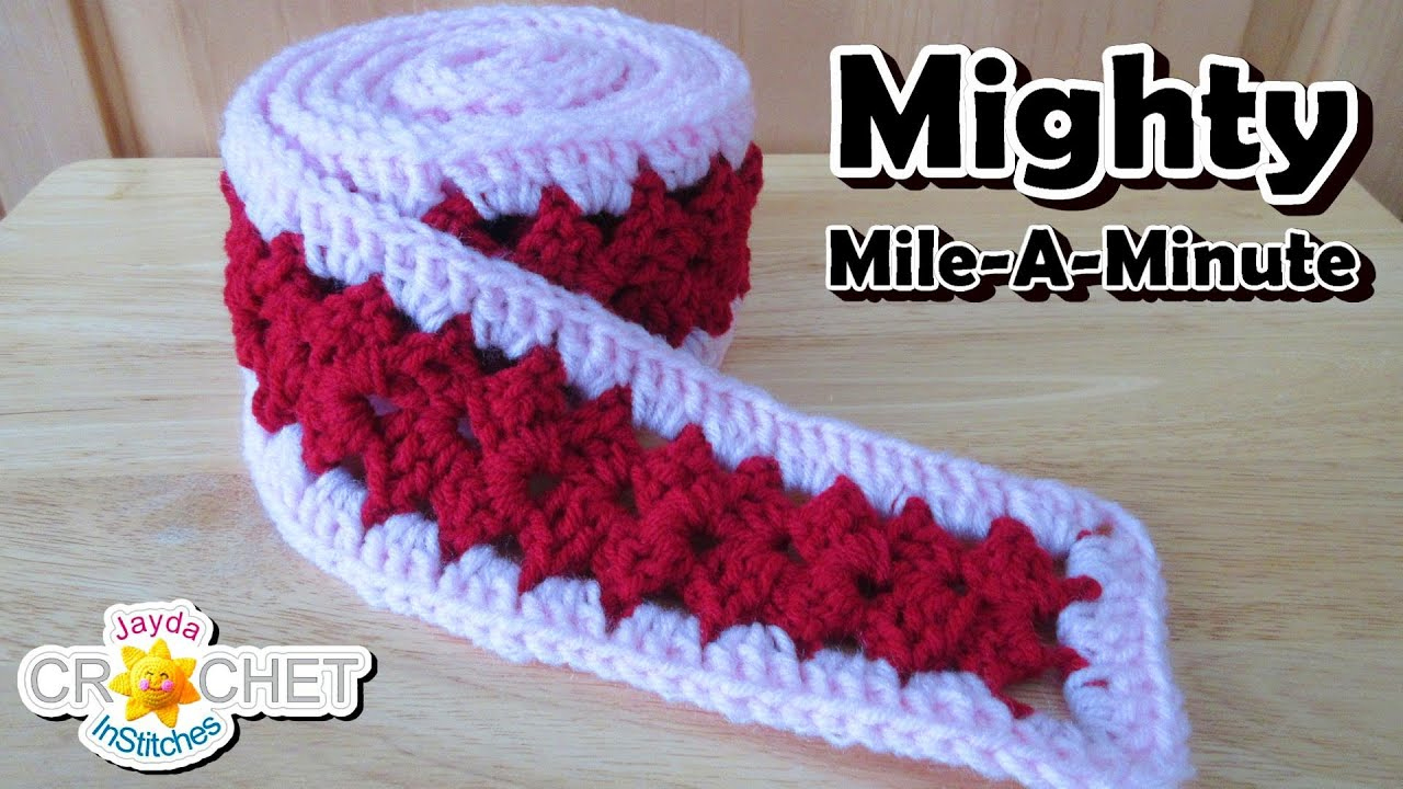 Mighty Mile-A-Minute Crochet Calendar Blanket - January 2021 - Split Shell Stitch pertaining to Free Printable Mile a Minute Crochet Patterns