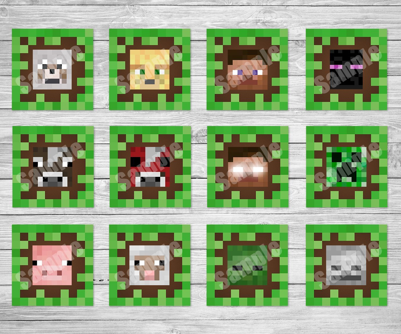 Minecraft Printable Cupcake Toppers - Minecraft Printables regarding Free Printable Minecraft Cupcake Toppers