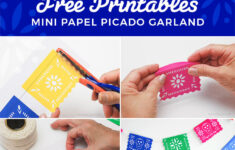 Mini Printable Papel Picado: Make A Garland – Mami Talks™ in Printable Papel Picado Patterns Free