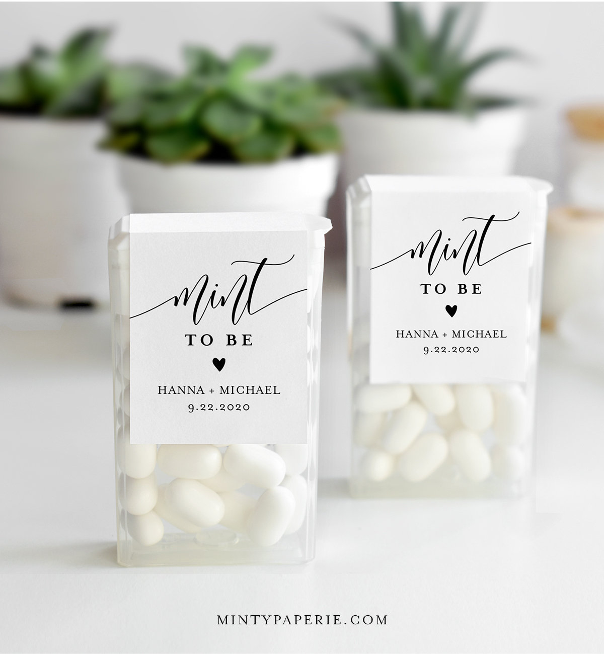 Mint To Be Label Template, Tic Tac Wraparound, Printable Wedding in Mint to Be Free Printable