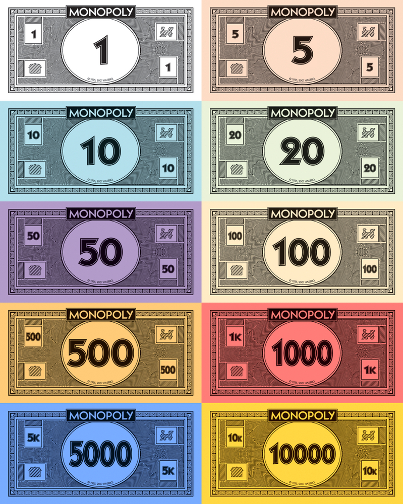 Monopoly Money Printable - Worksheets Library intended for Free Printable Monopoly Money