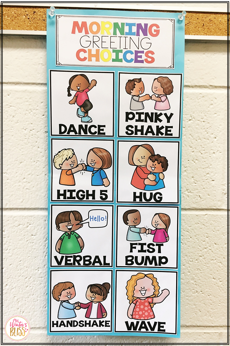 Morning Greeting Choices Free Printable with regard to Free Printable Morning Greeting Signs