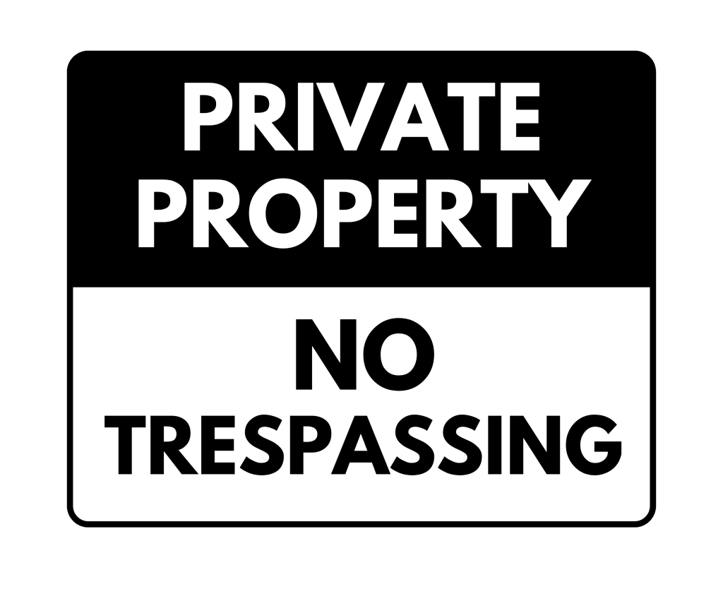 No Trespassing Sign: Printable Templates (Free Pdf Downloads) in Free No Trespassing Sign Template