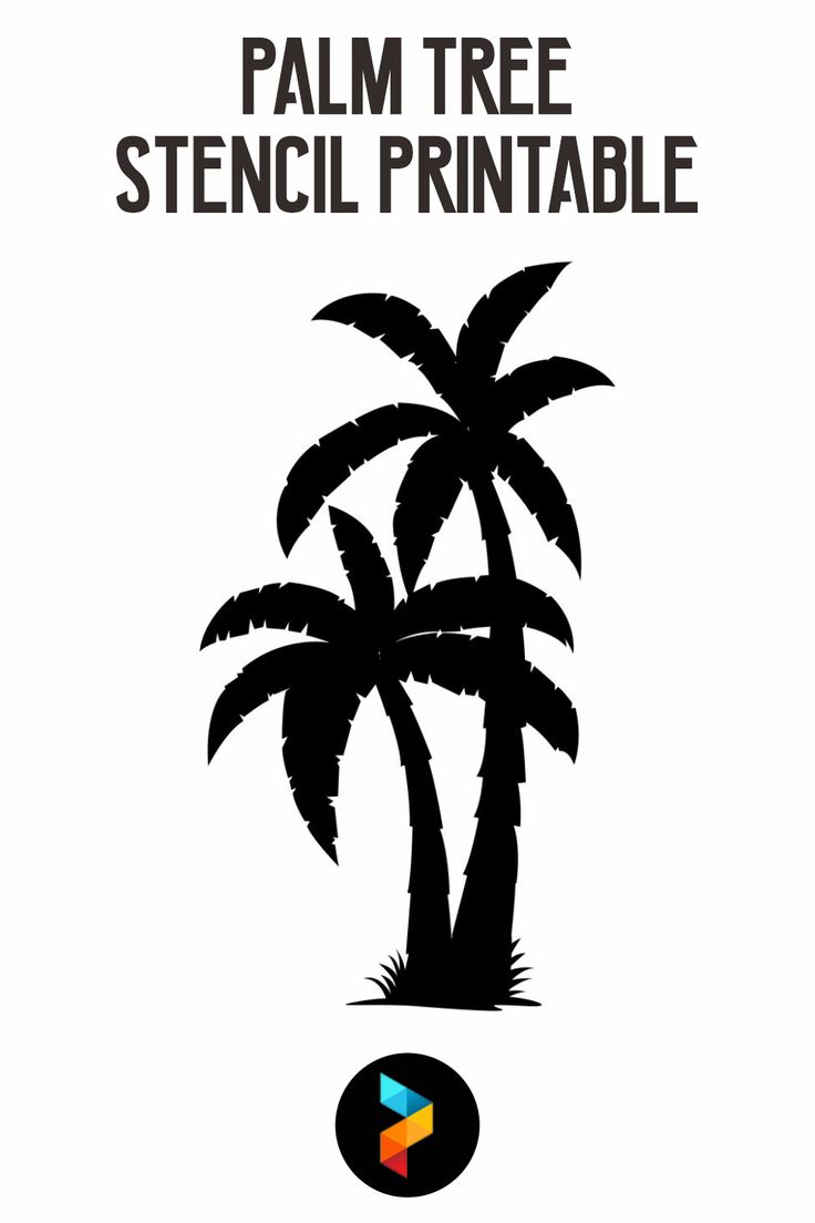 Palm Tree Stencil - 10 Free Pdf Printables | Printablee pertaining to Free Printable Palm Tree Stencils