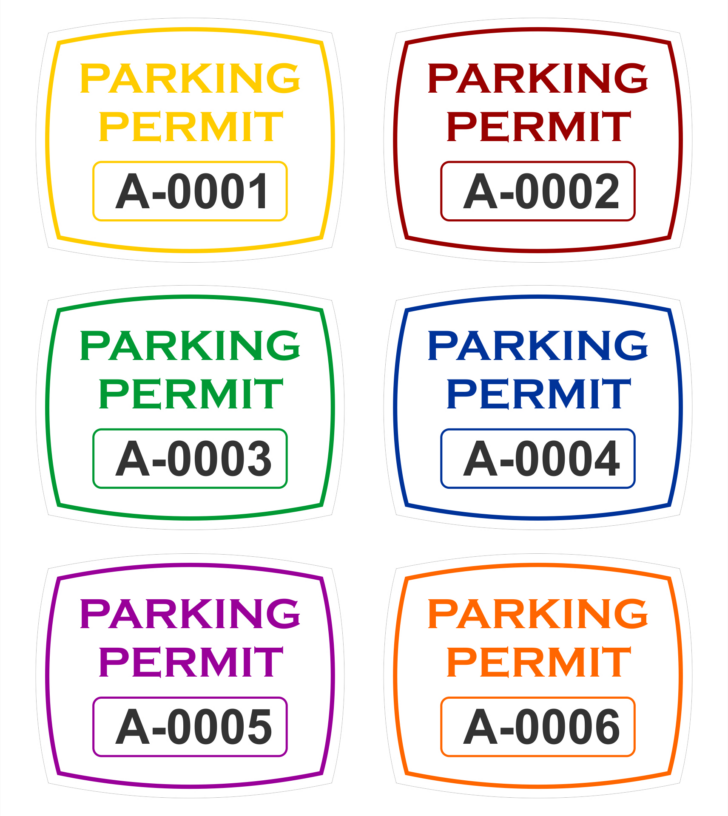 Free Printable Parking Pass
