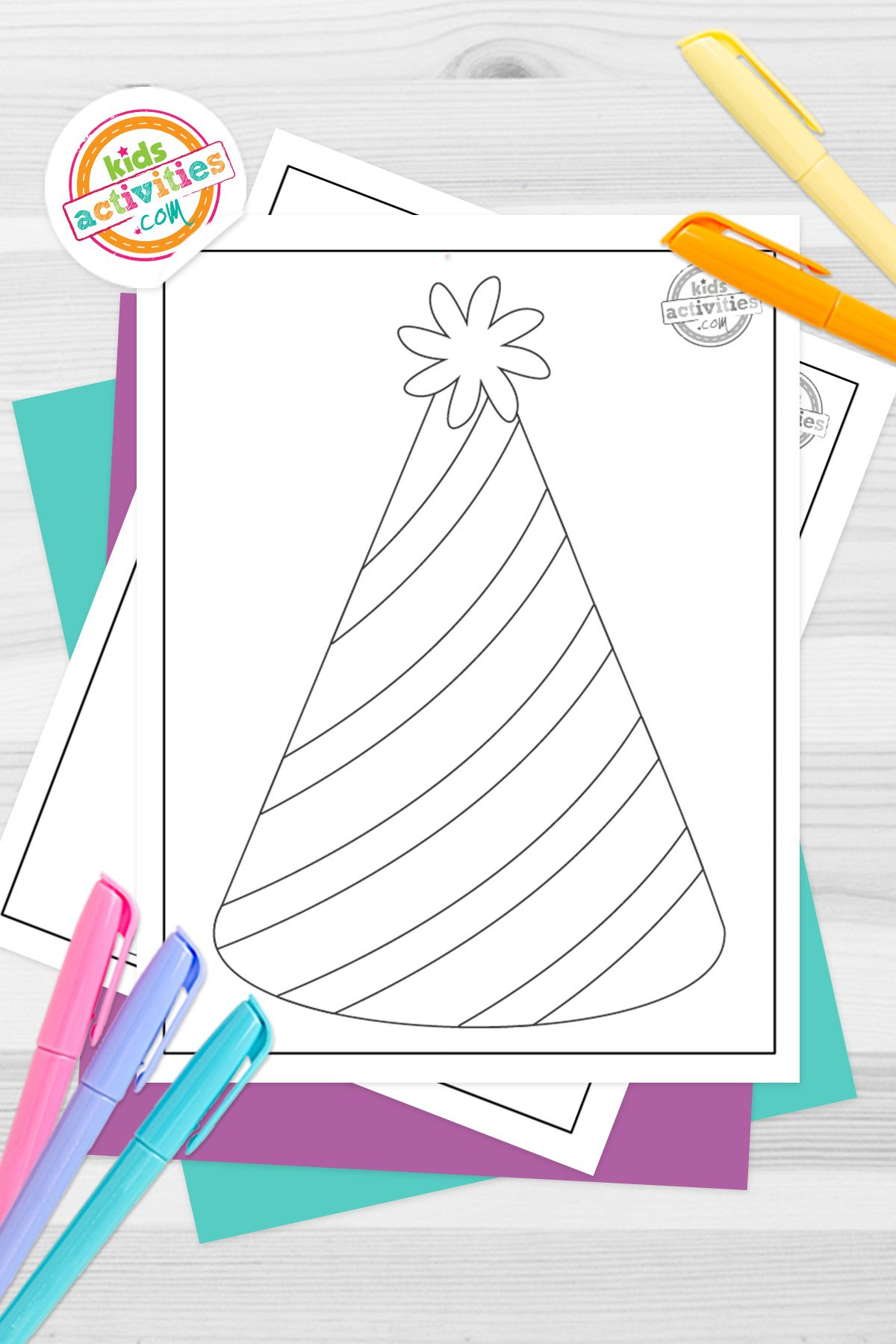 Party Hat Template To Make Your Own Party Hat! | Kids Activities Blog pertaining to Free Printable Birthday Party Hats