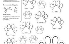 Paw Print Templates – Tim'S Printables with regard to Free Printable Paw Print Stencils