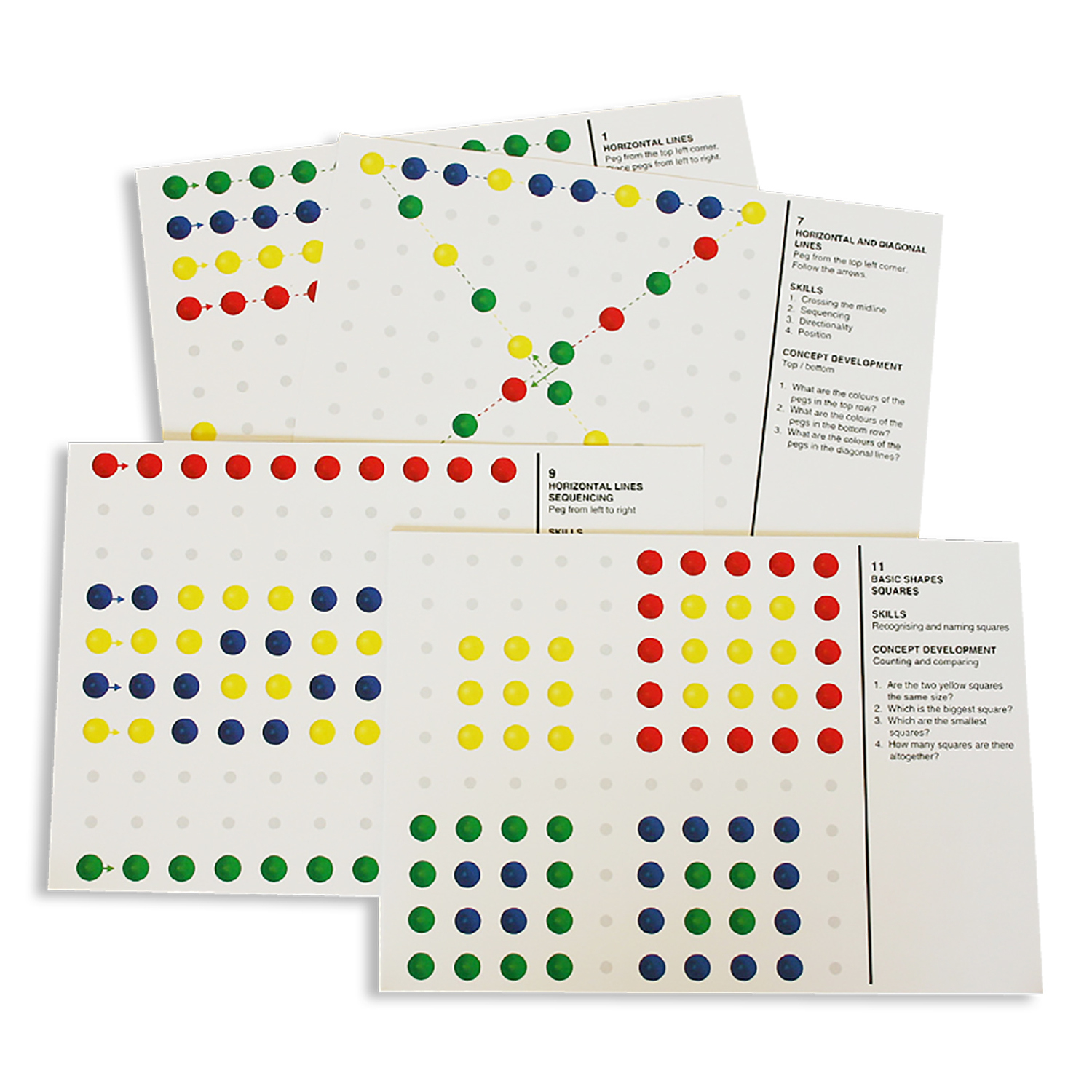 Pegboard Pattern Cards – Rgs Group regarding Free Printable Pegboard Pattern Cards
