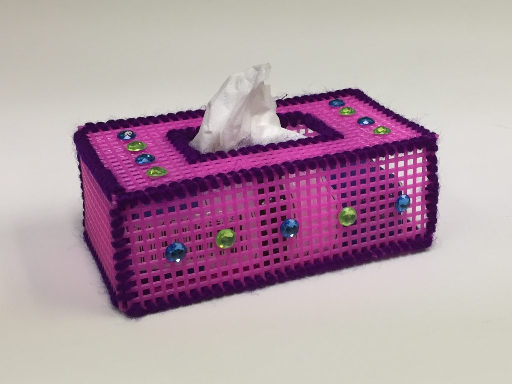 Plastic Canvas Tissue Holder Craft for Free Printable Plastic Canvas Tissue Box Cover Patterns