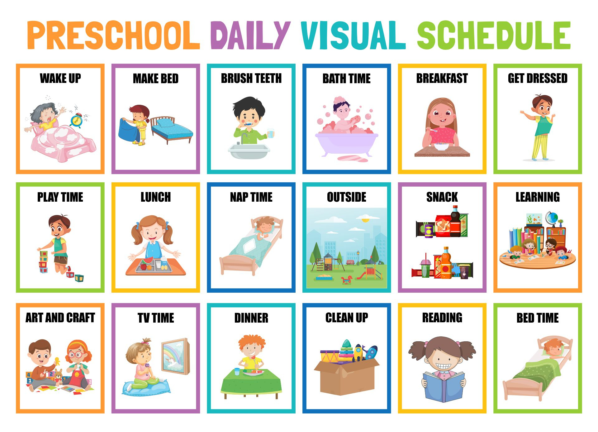 Preschool Daily Schedule Free Template | Lauraidlurdegod1982&amp;#039;S Ownd within Free Printable Daily Schedule For Preschool