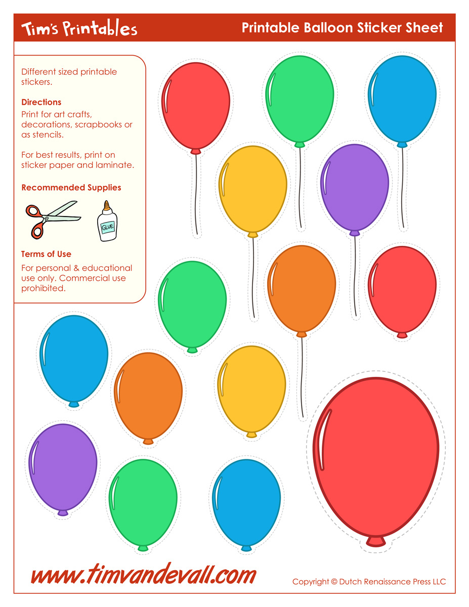 Printable Balloon Template | Birthday Printables pertaining to Free Printable Balloon Stencils